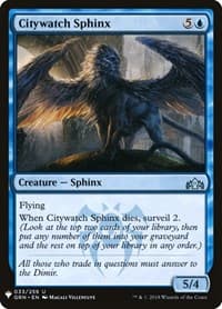 Citywatch Sphinx from The List Reprints