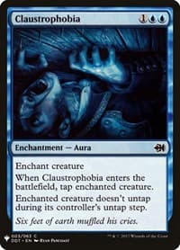 Claustrophobia from The List Reprints