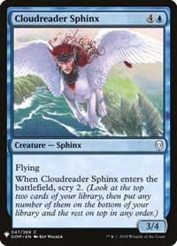 Cloudreader Sphinx from The List Reprints