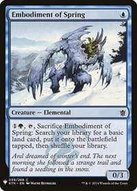Embodiment of Spring from The List Reprints