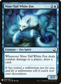 Nine-Tail White Fox from The List Reprints