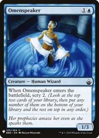 Omenspeaker from The List Reprints