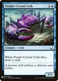 Purple-Crystal Crab from The List Reprints