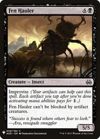 Fen Hauler from The List Reprints
