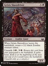 Grixis Slavedriver from The List Reprints