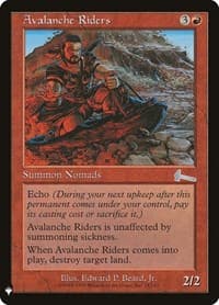 Avalanche Riders from The List Reprints