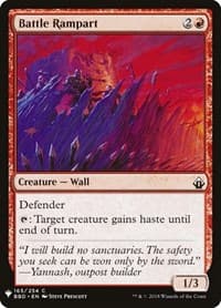 Battle Rampart from The List Reprints