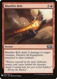Blastfire Bolt from The List Reprints