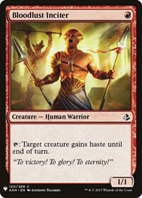 Bloodlust Inciter from The List Reprints