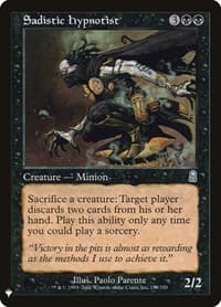 Sadistic Hypnotist from The List Reprints