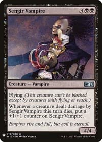 Sengir Vampire from The List Reprints