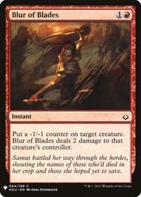 Blur of Blades from The List Reprints