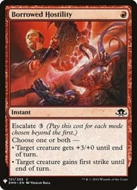 Borrowed Hostility from The List Reprints