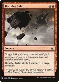 Boulder Salvo from The List Reprints