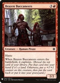 Brazen Buccaneers from The List Reprints