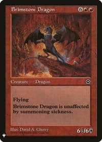 Brimstone Dragon from The List Reprints