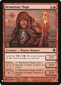 Brimstone Mage from The List Reprints