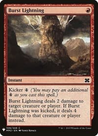 Burst Lightning (MM2) from The List Reprints