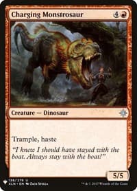 Charging Monstrosaur from The List Reprints