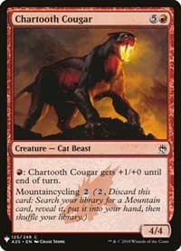 Chartooth Cougar from The List Reprints
