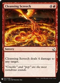 Cleansing Screech from The List Reprints