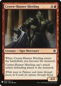 Crown-Hunter Hireling from The List Reprints