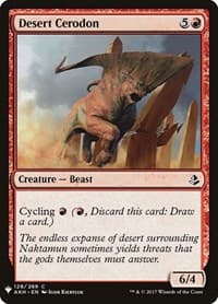 Desert Cerodon from The List Reprints