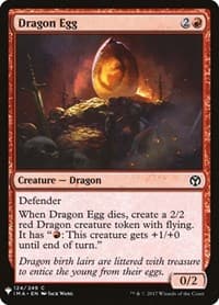 Dragon Egg from The List Reprints