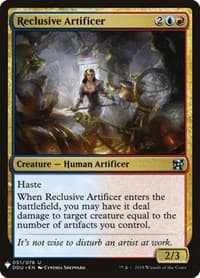 Reclusive Artificer from The List Reprints