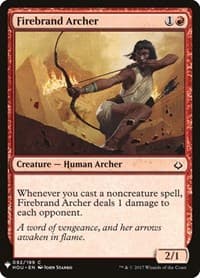 Firebrand Archer from The List Reprints
