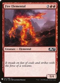 Fire Elemental from The List Reprints