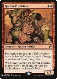 Goblin Piledriver from The List Reprints