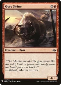 Gore Swine from The List Reprints