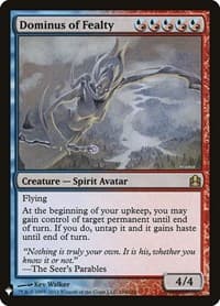 Dominus of Fealty from The List Reprints