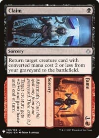 Claim // Fame from The List Reprints