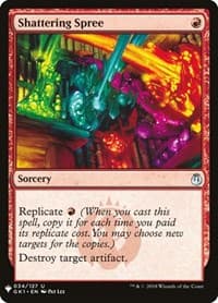Shattering Spree from The List Reprints
