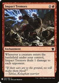Impact Tremors from The List Reprints