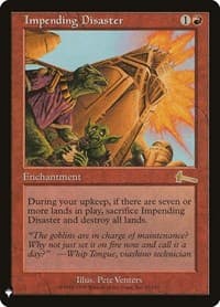 Impending Disaster from The List Reprints