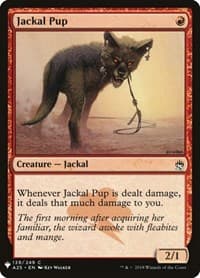Jackal Pup from The List Reprints