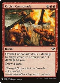 Orcish Cannonade from The List Reprints