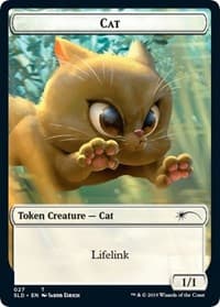 Cat (027) // Cat (028) Double-sided Token from Secret Lair Drop Series