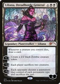 Liliana, Dreadhorde General (Stained Glass) from Secret Lair Drop Series