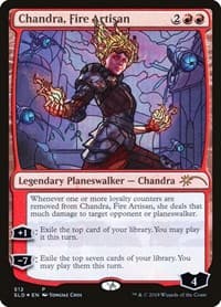 Chandra, Fire Artisan (Stained Glass) from Secret Lair Drop Series