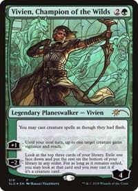 Vivien, Champion of the Wilds (Stained Glass) from Secret Lair Drop Series