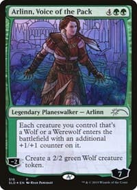 Arlinn, Voice of the Pack (Stained Glass) from Secret Lair Drop Series