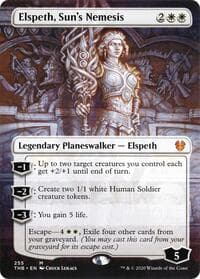 Elspeth, Sun's Nemesis (Borderless) from Theros Beyond Death