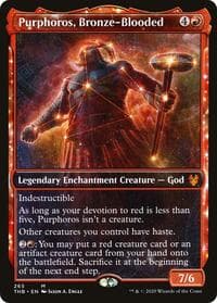 Purphoros, Bronze-Blooded (Showcase) from Theros Beyond Death