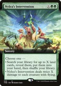 Nylea's Intervention (Extended Art) from Theros Beyond Death