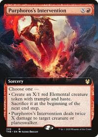 Purphoros's Intervention (Extended Art) from Theros Beyond Death
