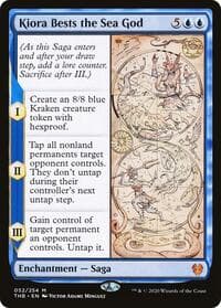 Kiora Bests the Sea God from Theros Beyond Death
